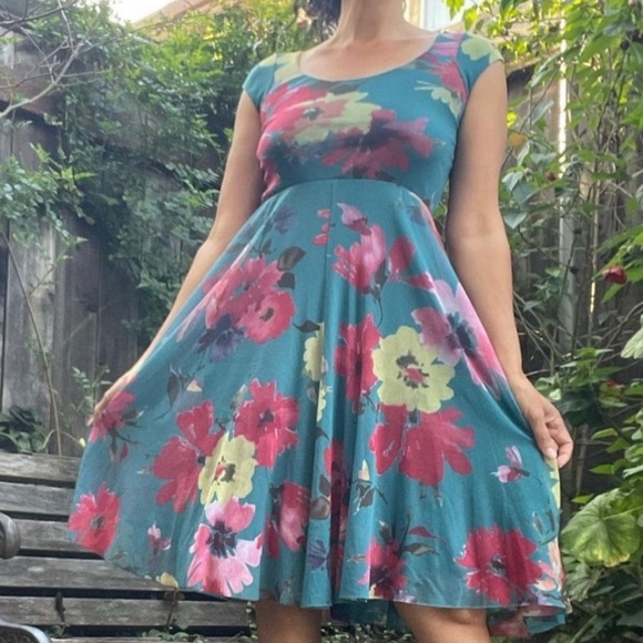 Anthropologie WESTON WEAR soft floral dress, M. - Picture 10 of 10